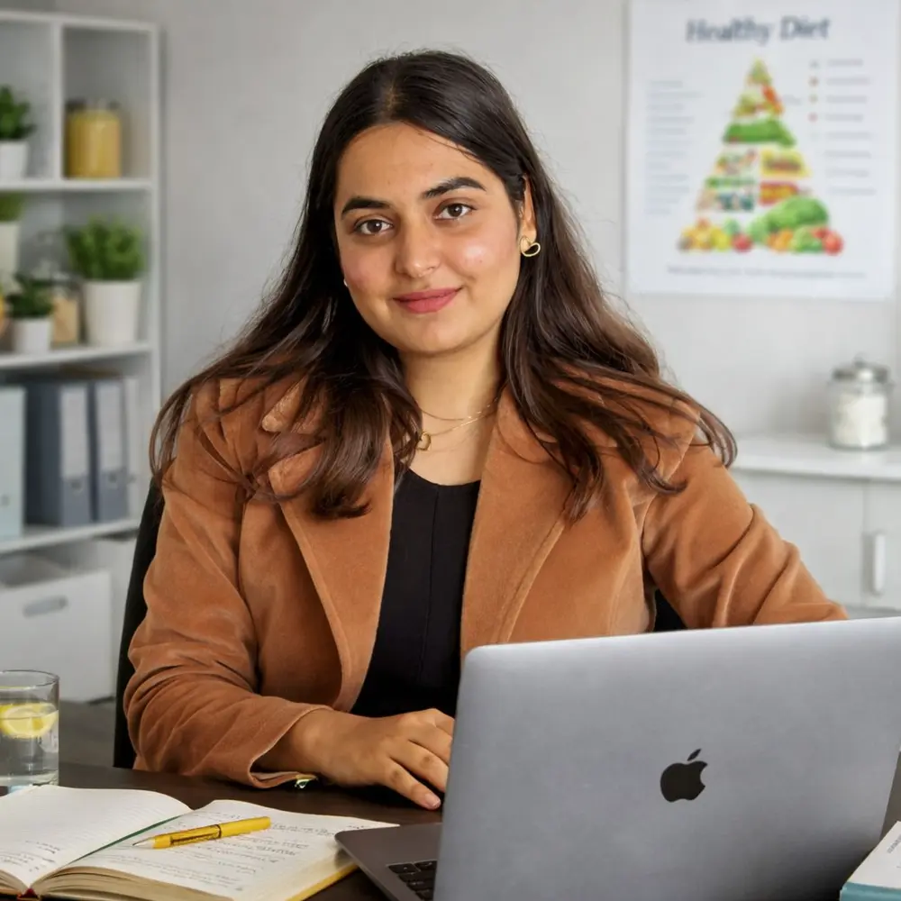 Clinical nutrition consultation — balanced meal planning and wellness coaching